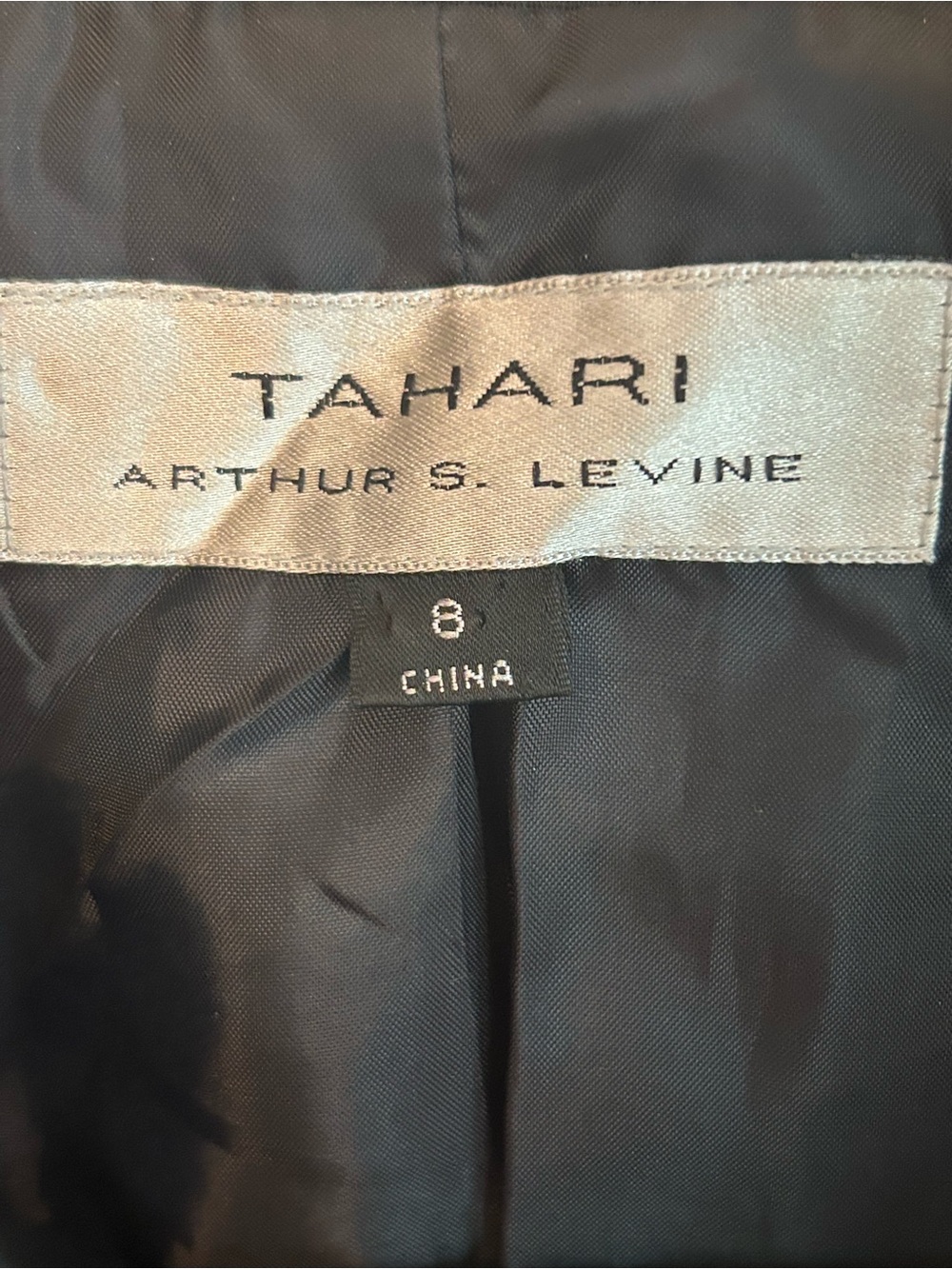 Tahari Black Double-Breasted Military Sailor Blazer NWOT - Picture 8 of 8
